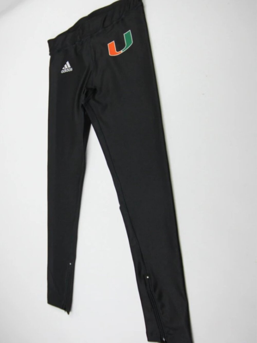 Women's NWOT Adidas  Miami Hurricanes Compression Pants